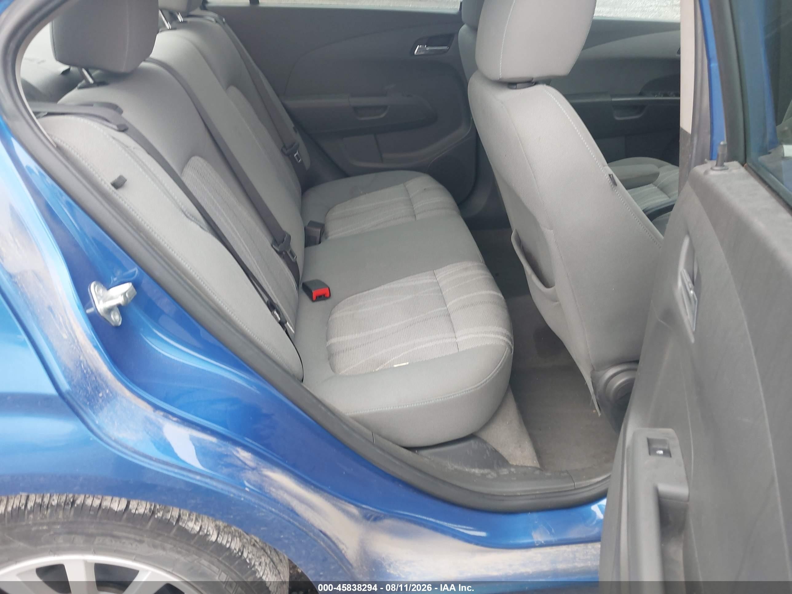 2017 Chevrolet Sonic Lt Auto Blue vin: 1G1JD5SH8H4144174