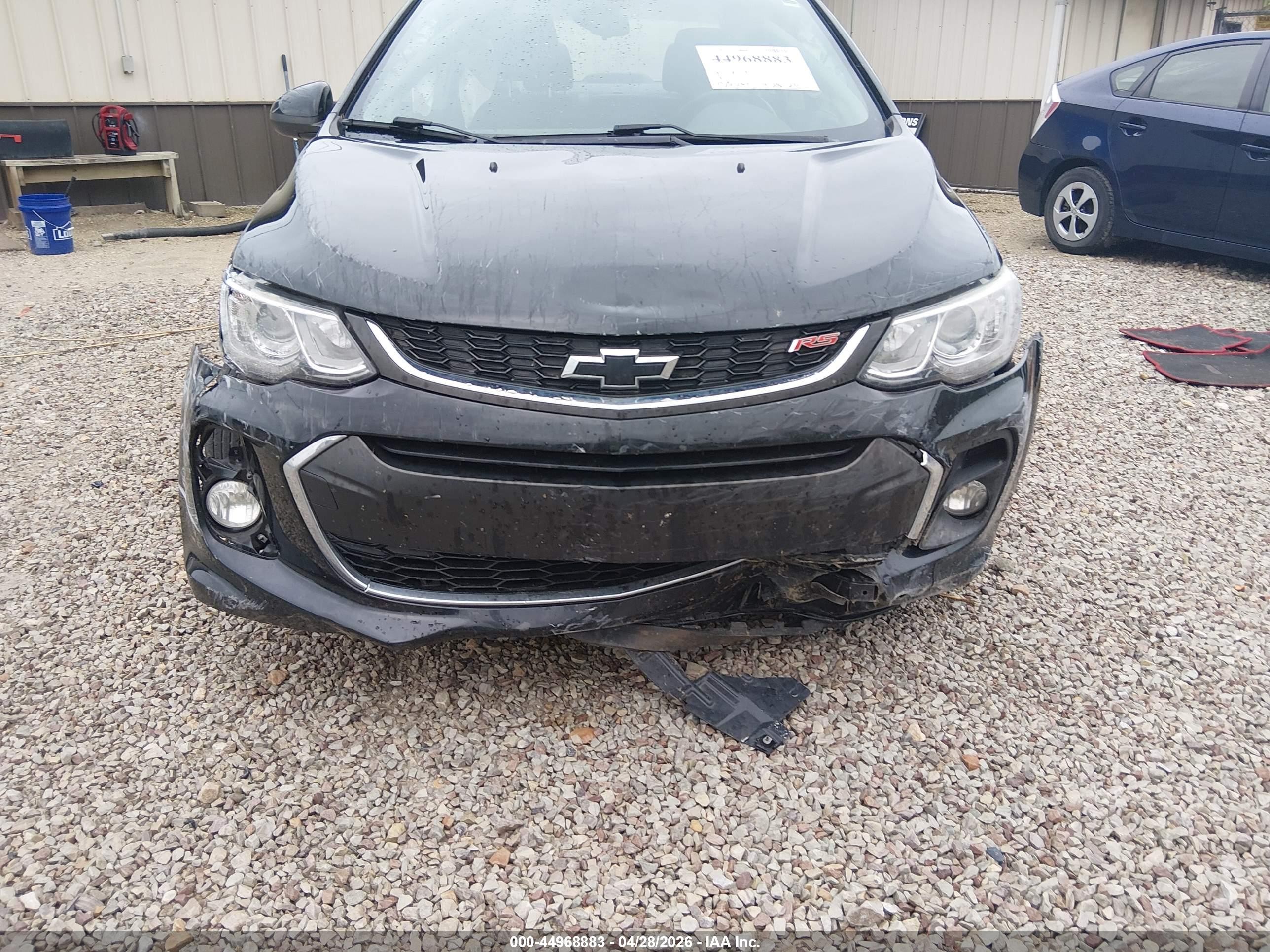 2018 Chevrolet Sonic Lt Auto Black vin: 1G1JD5SH8J4111617