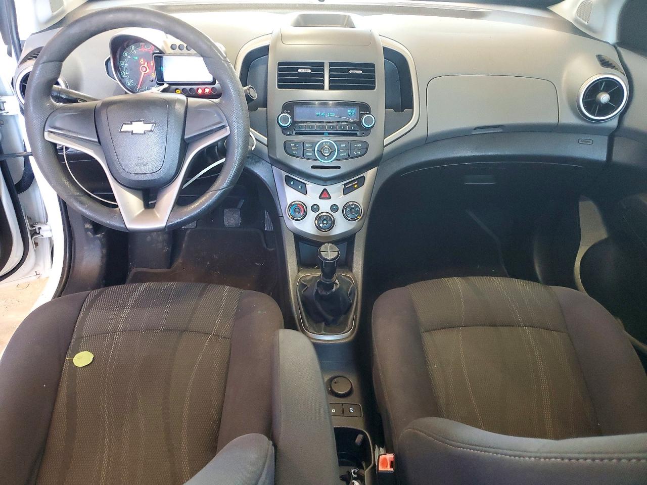 2012 Chevrolet Sonic Lt White vin: 1G1JD5SHXC4180294