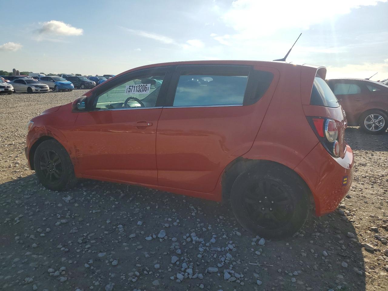 2013 Chevrolet Sonic Lt Оранжевый vin: 1G1JD6SB3D4156907