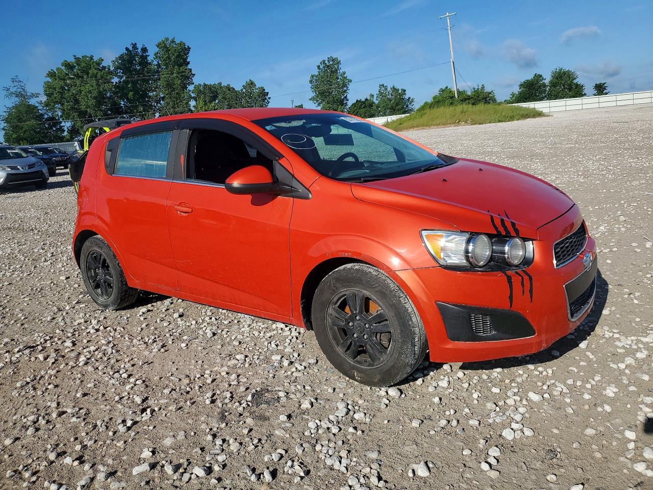 2013 Chevrolet Sonic Lt Оранжевый vin: 1G1JD6SB3D4156907