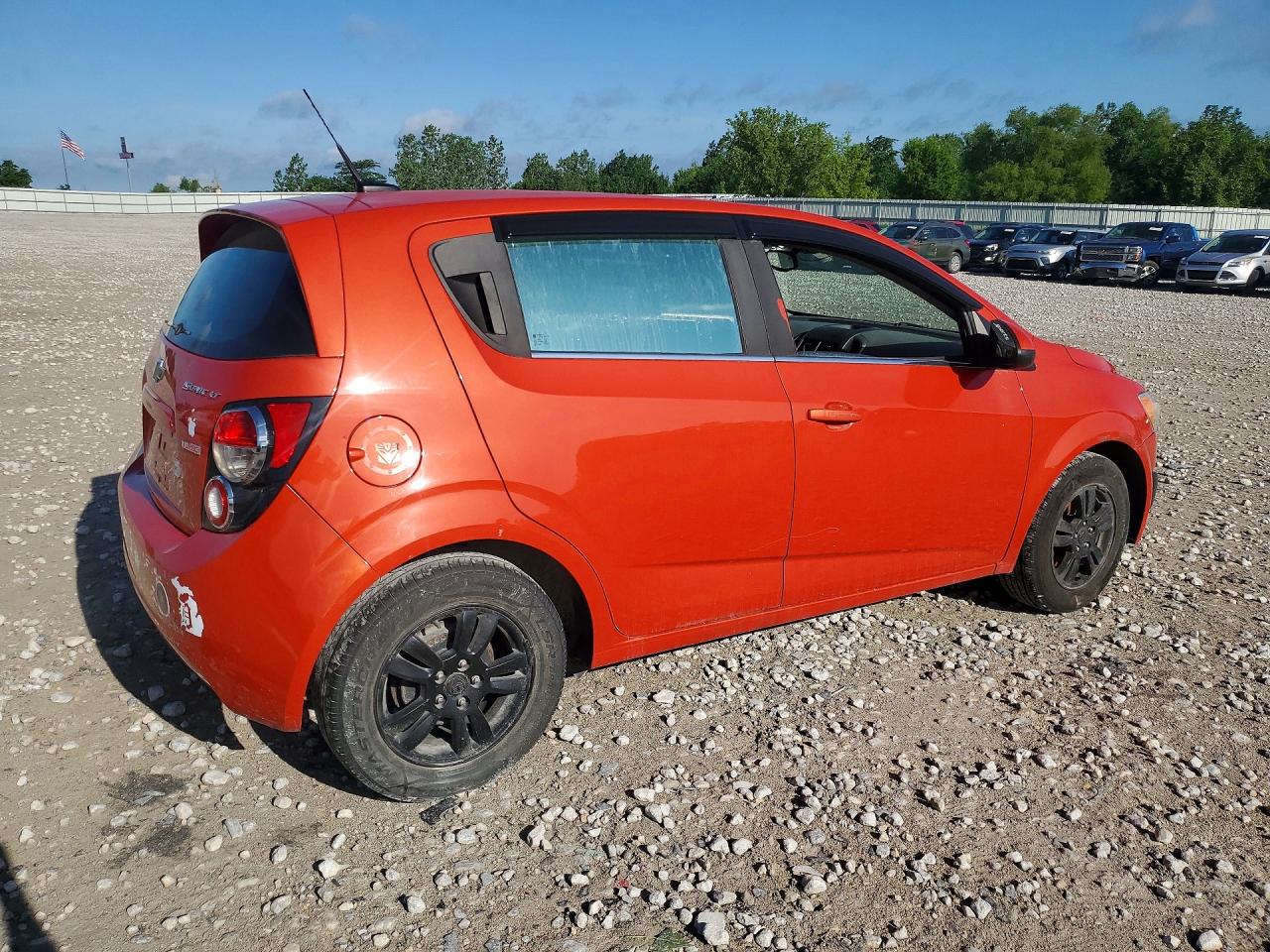 2013 Chevrolet Sonic Lt Оранжевый vin: 1G1JD6SB3D4156907
