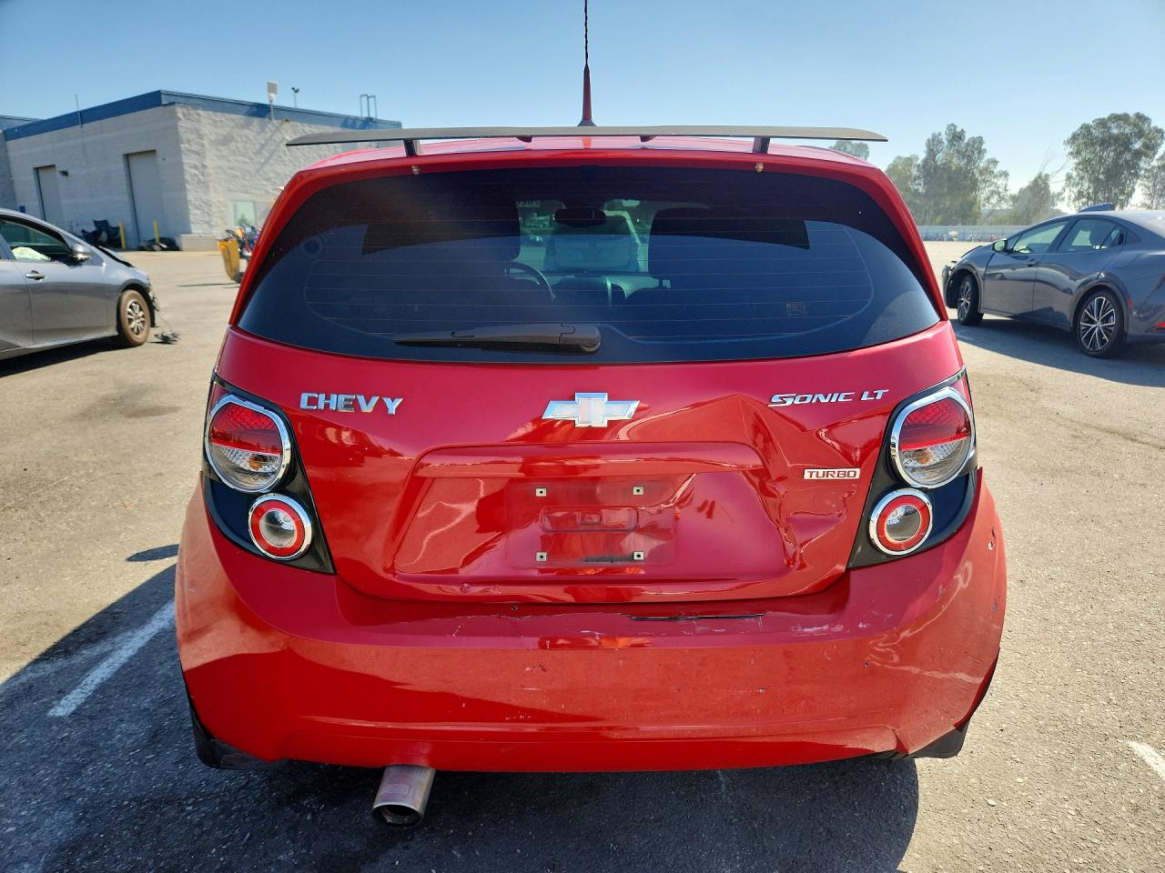 2013 Chevrolet Sonic Lt Red vin: 1G1JD6SB5D4179931