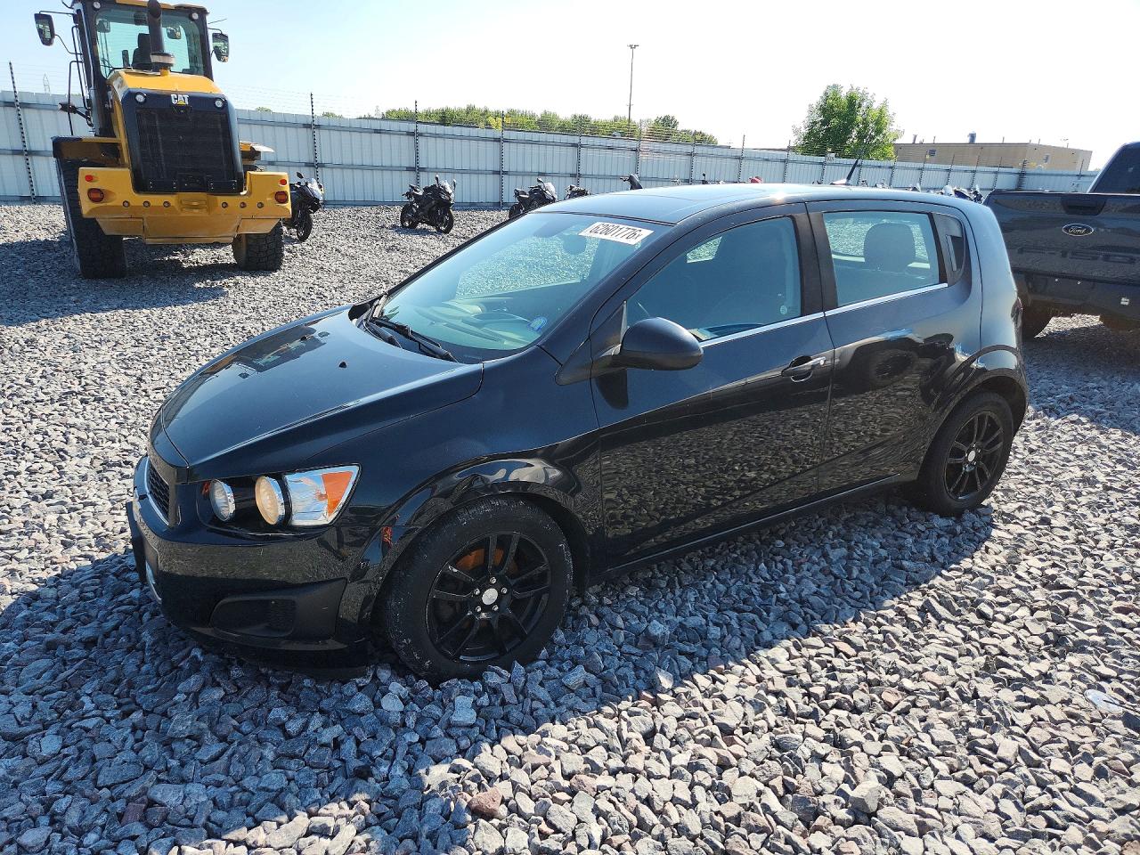 2014 Chevrolet Sonic Lt Black vin: 1G1JD6SB7E4242707