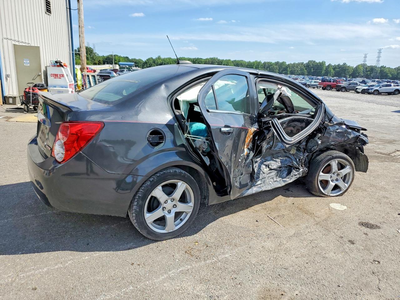 2015 Chevrolet Sonic Ltz Gray vin: 1G1JE5SB0F4169365