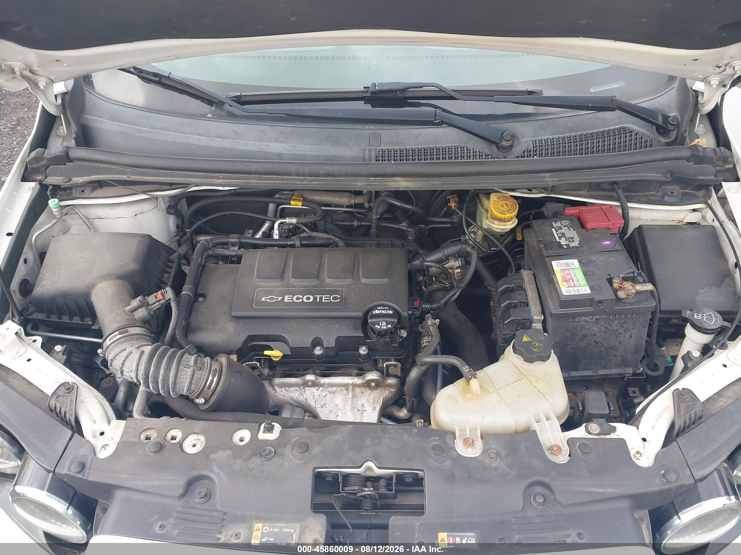 2015 Chevrolet Sonic Ltz Auto Белый vin: 1G1JE5SB1F4197398