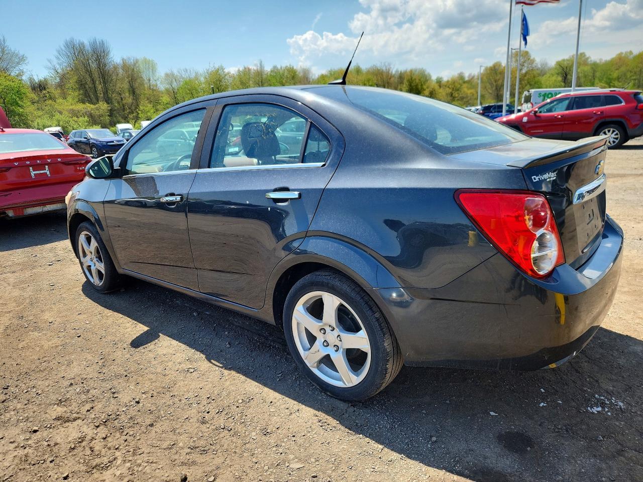 2014 Chevrolet Sonic Ltz Gray vin: 1G1JE5SB2E4202946