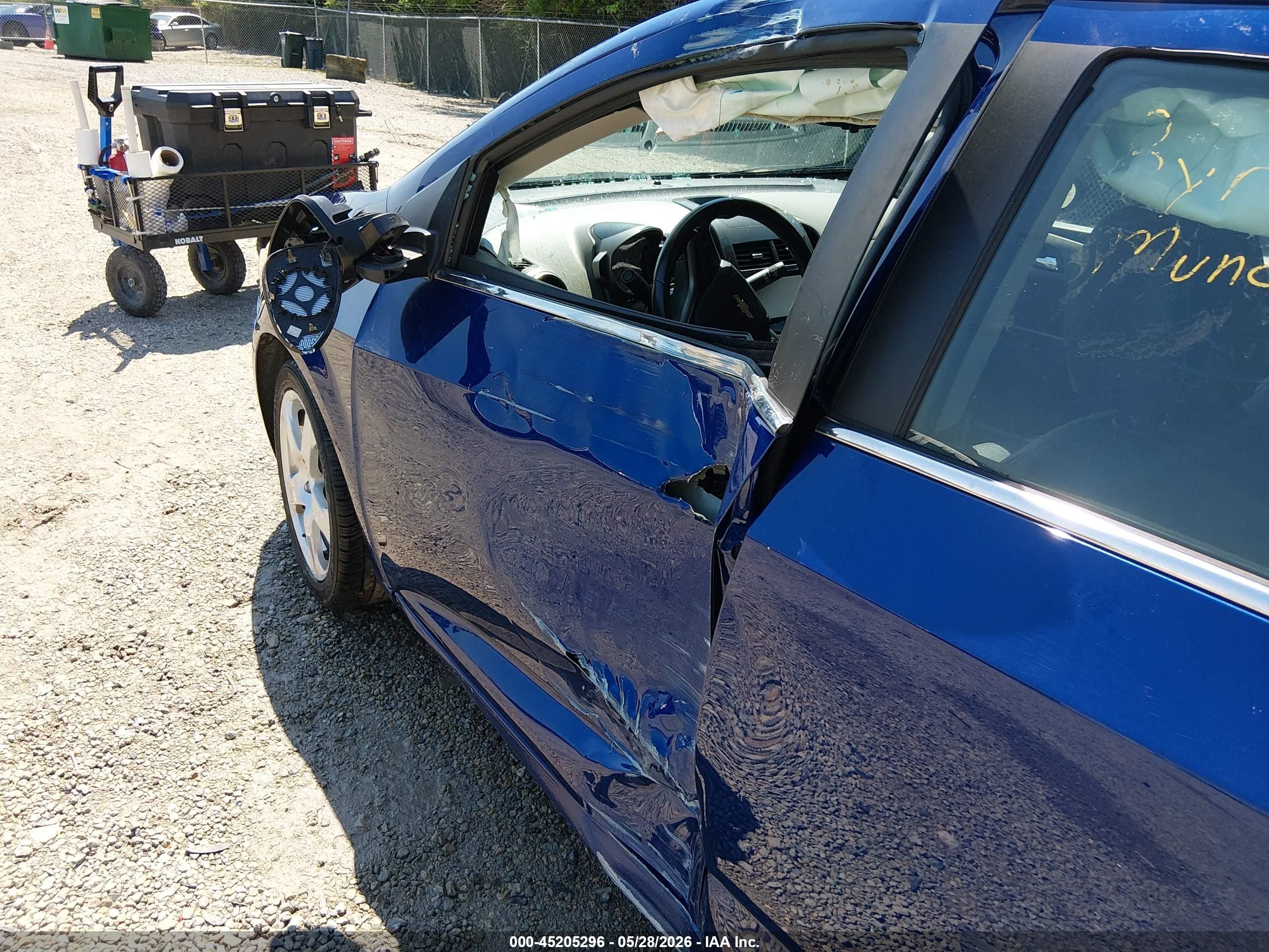 2014 Chevrolet Sonic Ltz Auto Blue vin: 1G1JE5SB3E4199586