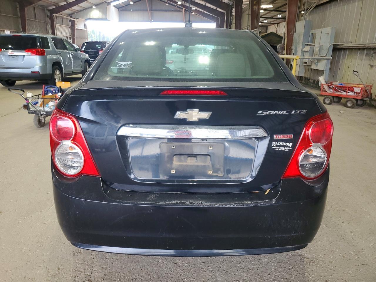 2015 Chevrolet Sonic Ltz Black vin: 1G1JE5SB3F4187374