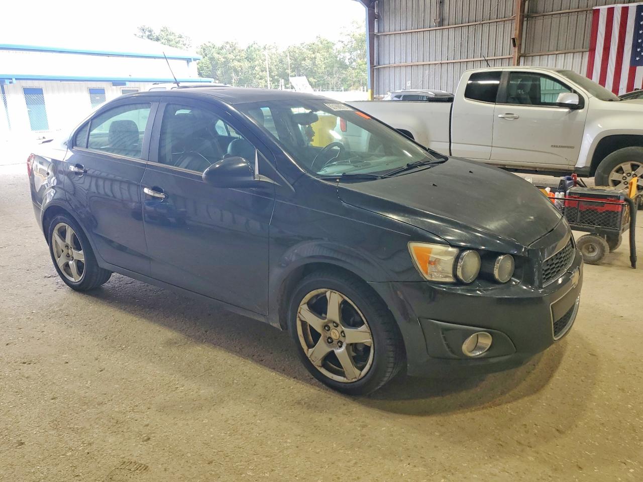 2015 Chevrolet Sonic Ltz Black vin: 1G1JE5SB3F4187374