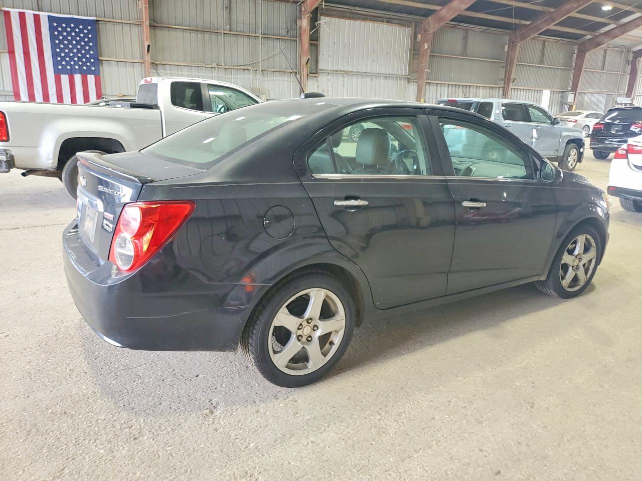 2015 Chevrolet Sonic Ltz Black vin: 1G1JE5SB3F4187374