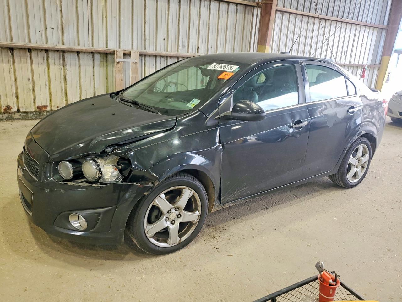 2015 Chevrolet Sonic Ltz Black vin: 1G1JE5SB3F4187374