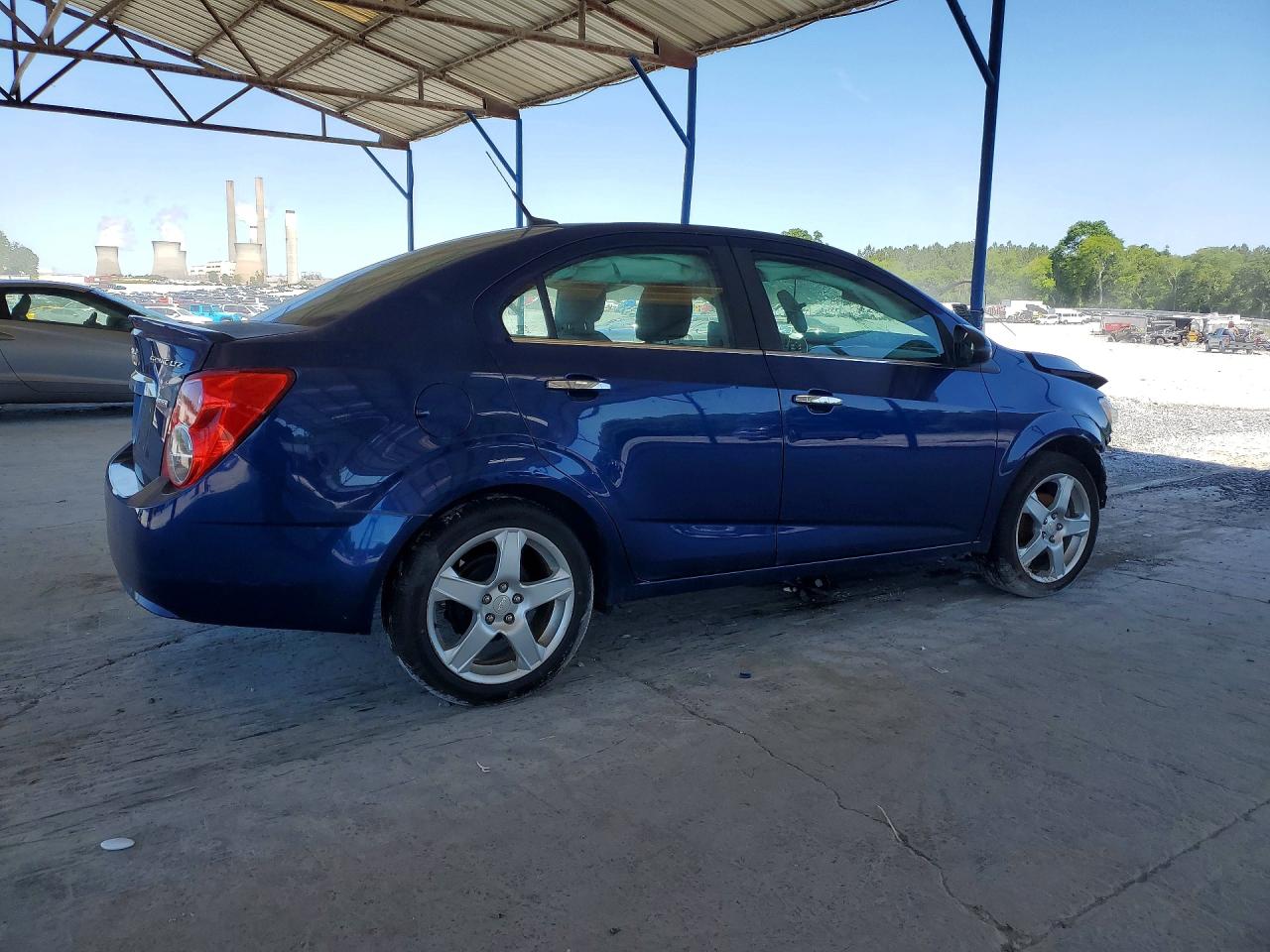 2014 Chevrolet Sonic Ltz Blue vin: 1G1JE5SB4E4189875