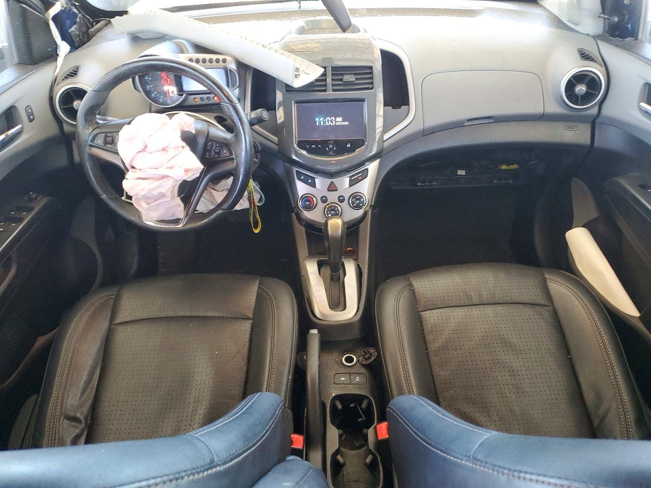 2014 Chevrolet Sonic Ltz Blue vin: 1G1JE5SB4E4189875