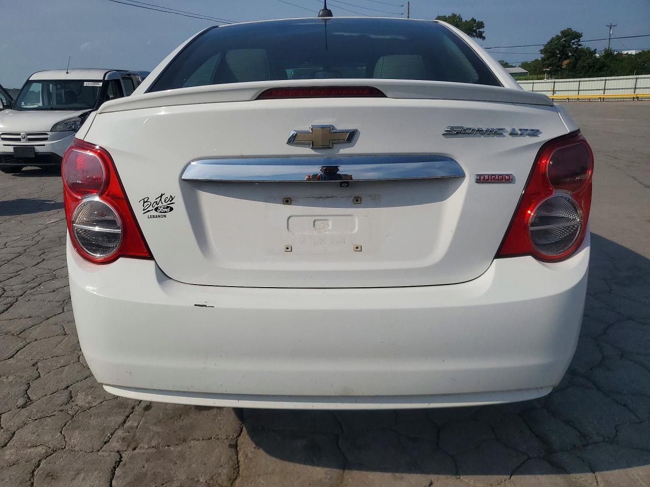 2015 Chevrolet Sonic Ltz White vin: 1G1JE5SB4F4100890