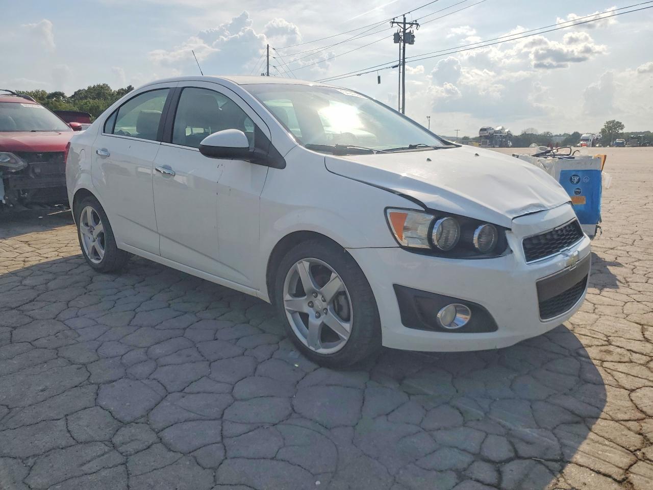 2015 Chevrolet Sonic Ltz White vin: 1G1JE5SB4F4100890