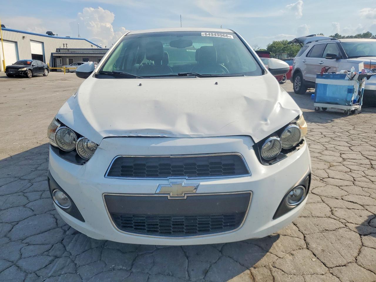 2015 Chevrolet Sonic Ltz White vin: 1G1JE5SB4F4100890