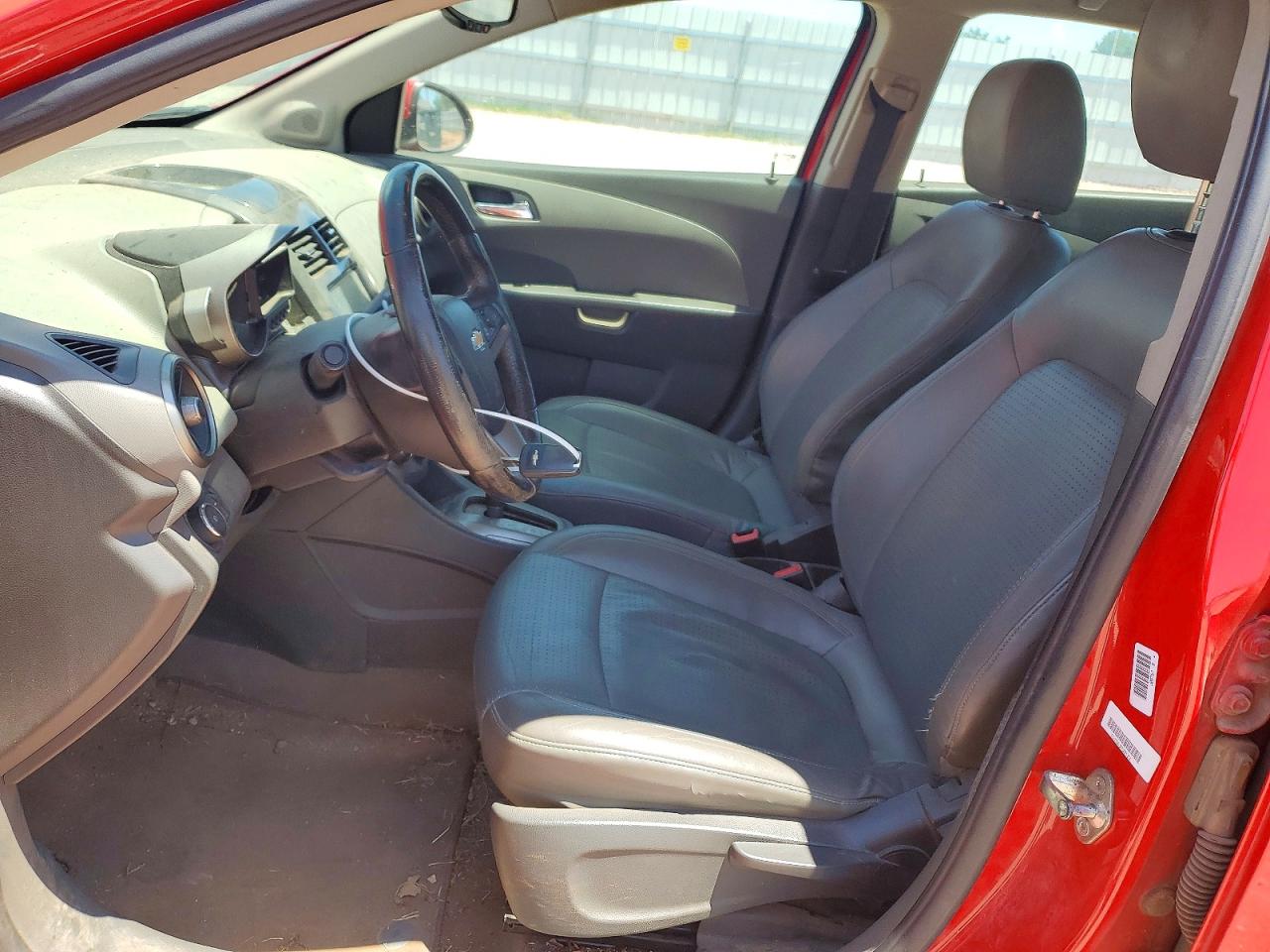 2015 Chevrolet Sonic Ltz Red vin: 1G1JE5SB4F4119701