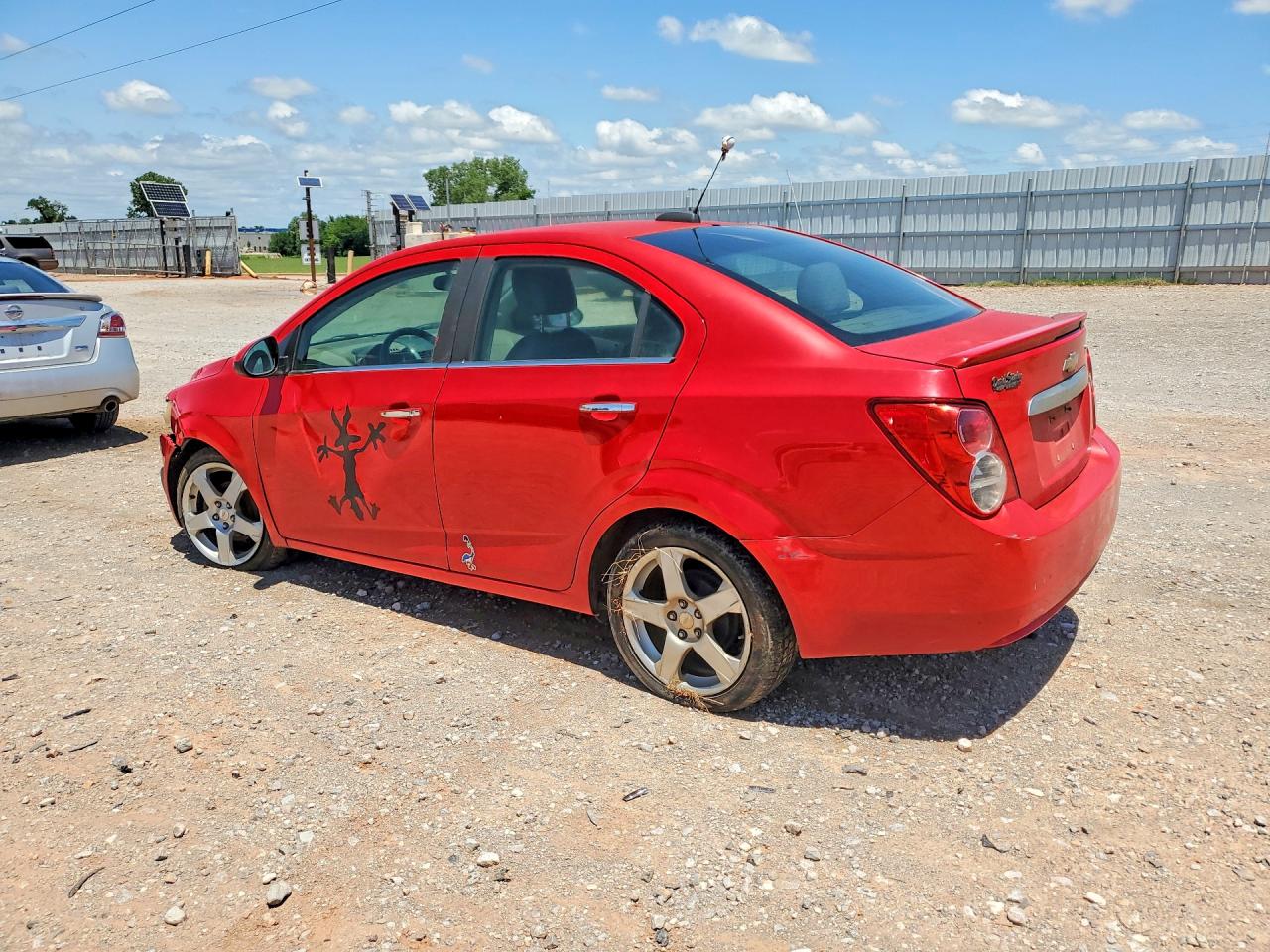 2015 Chevrolet Sonic Ltz Red vin: 1G1JE5SB4F4119701