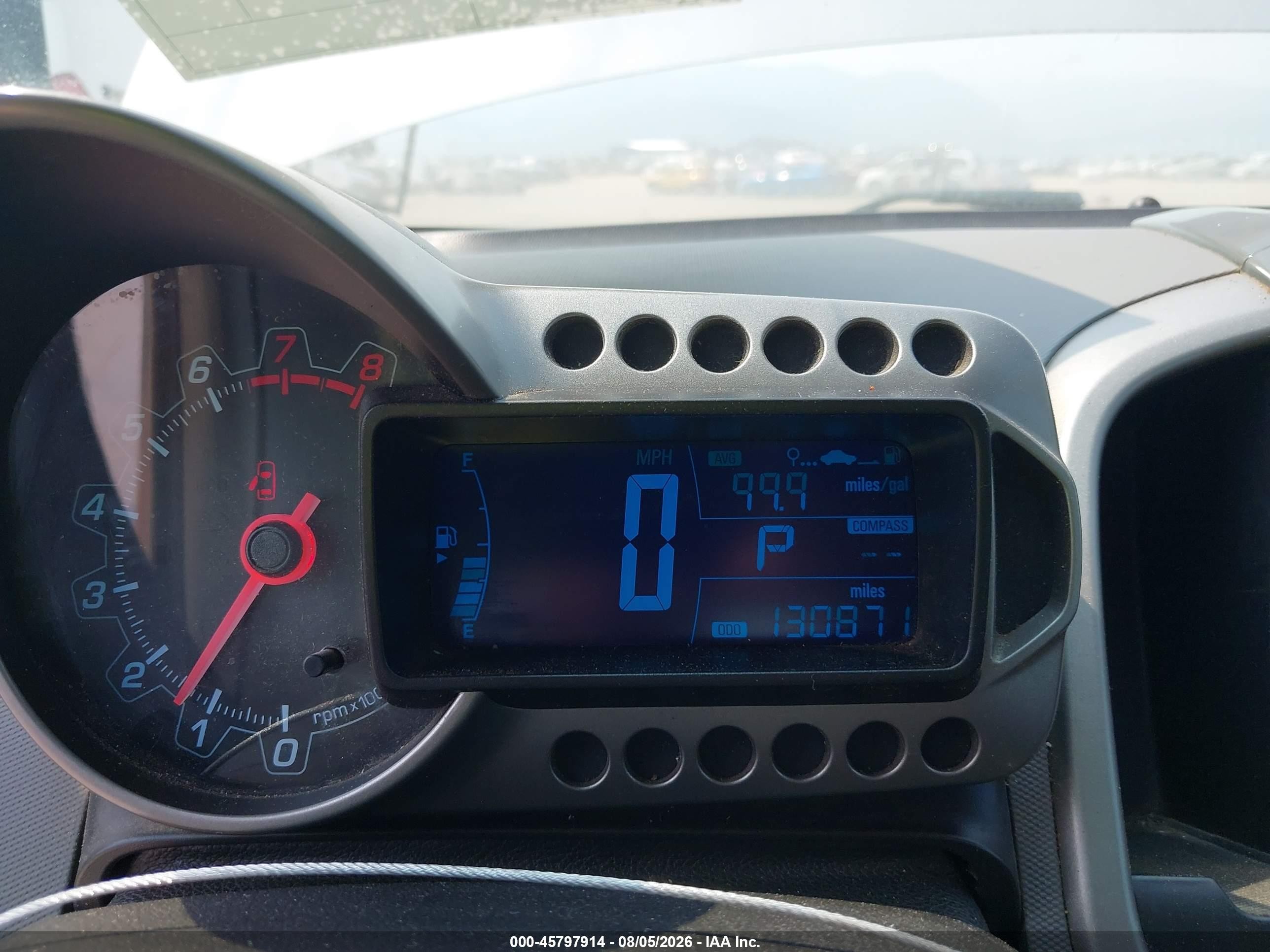 2015 Chevrolet Sonic Ltz Auto Silver vin: 1G1JE5SB4F4125255