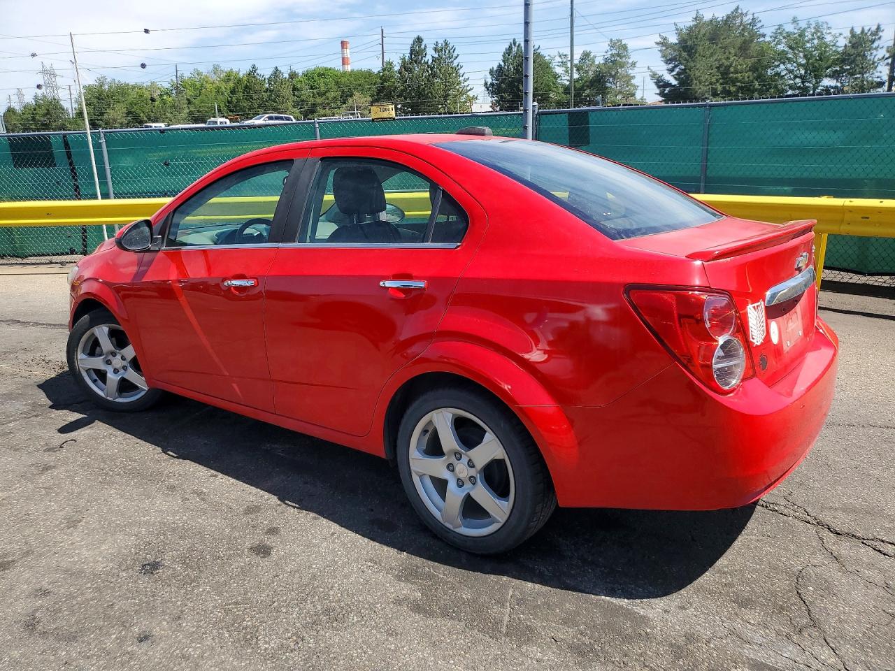 2015 Chevrolet Sonic Ltz Red vin: 1G1JE5SB5F4107900