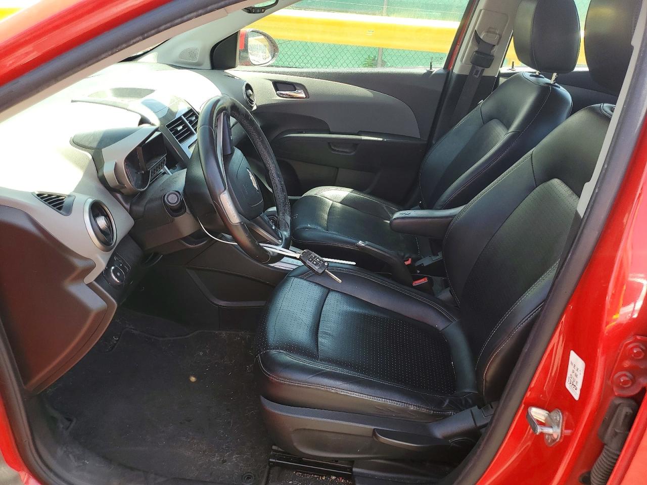 2015 Chevrolet Sonic Ltz Red vin: 1G1JE5SB5F4107900