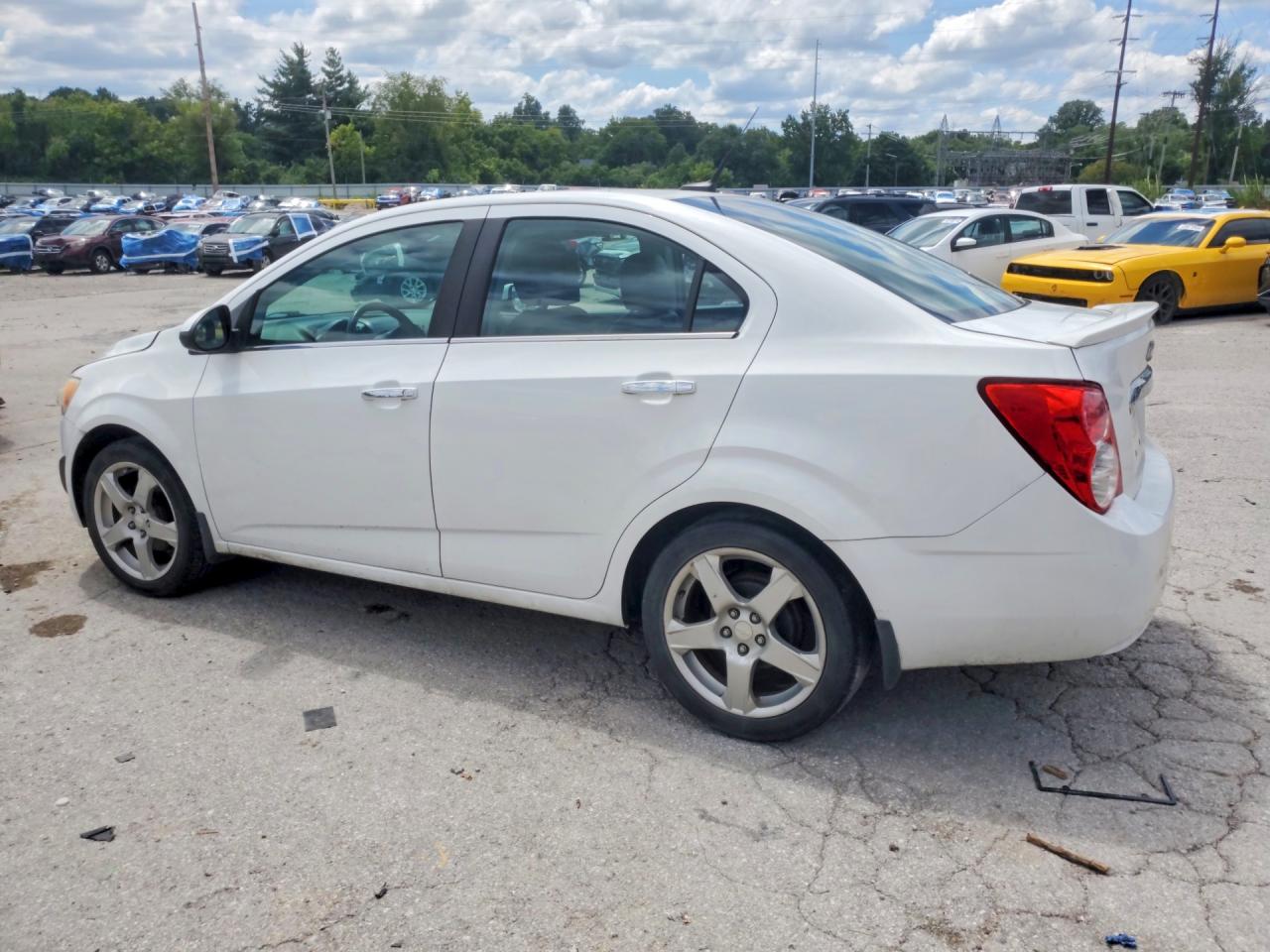 2013 Chevrolet Sonic Ltz White vin: 1G1JE5SB6D4186345