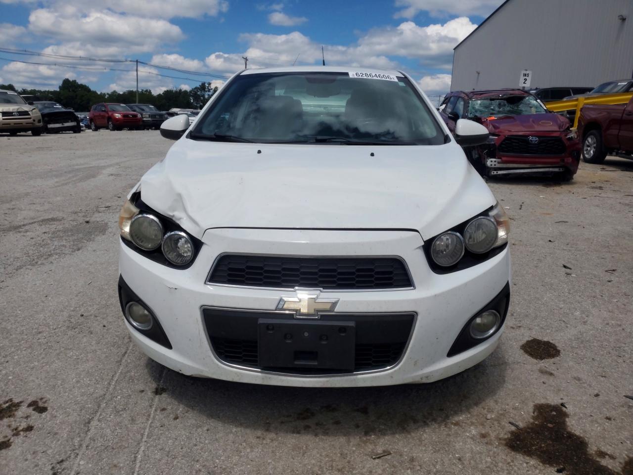 2013 Chevrolet Sonic Ltz White vin: 1G1JE5SB6D4186345