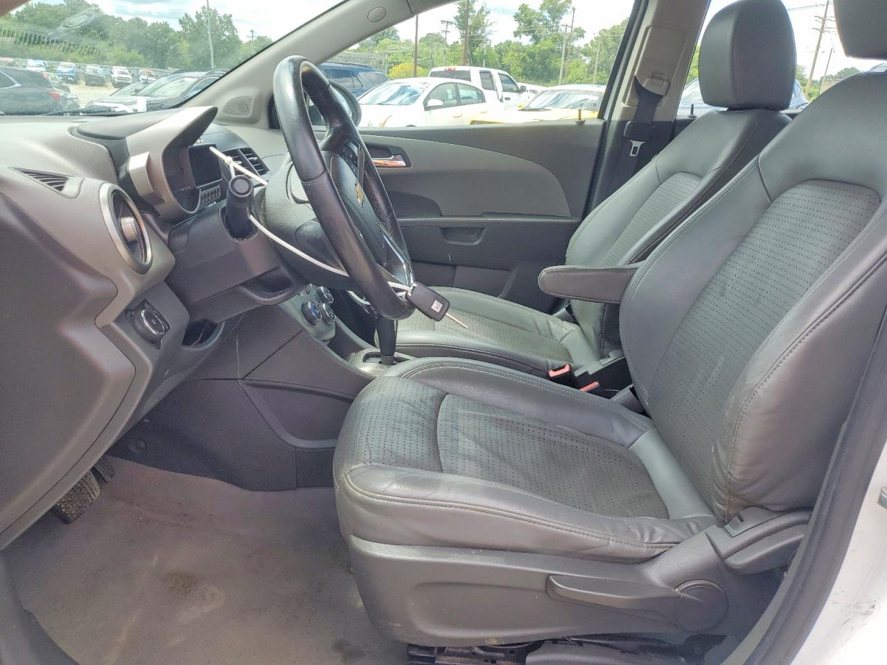 2013 Chevrolet Sonic Ltz White vin: 1G1JE5SB6D4186345