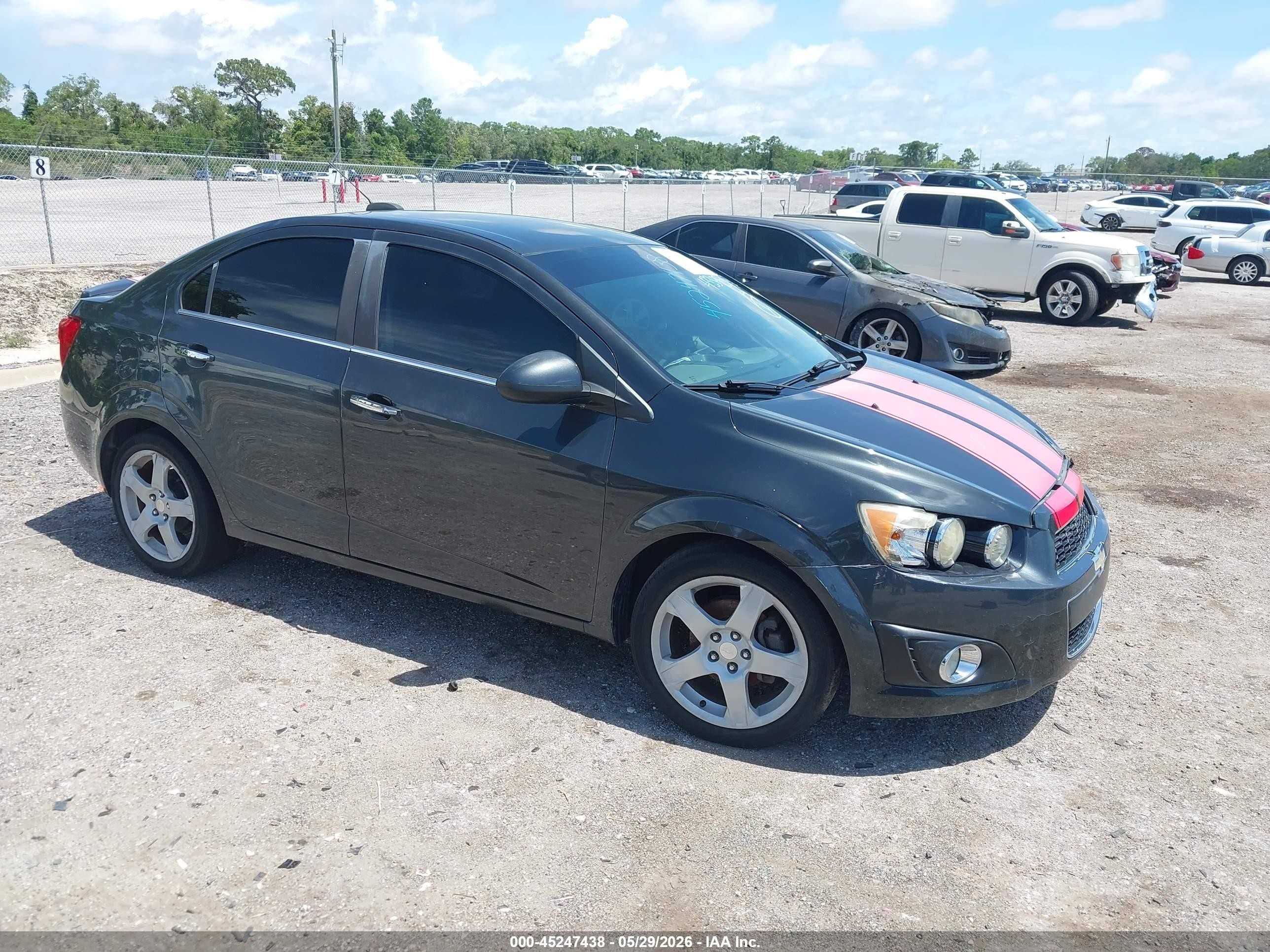 2015 Chevrolet Sonic Ltz Auto Gray vin: 1G1JE5SB7F4101435