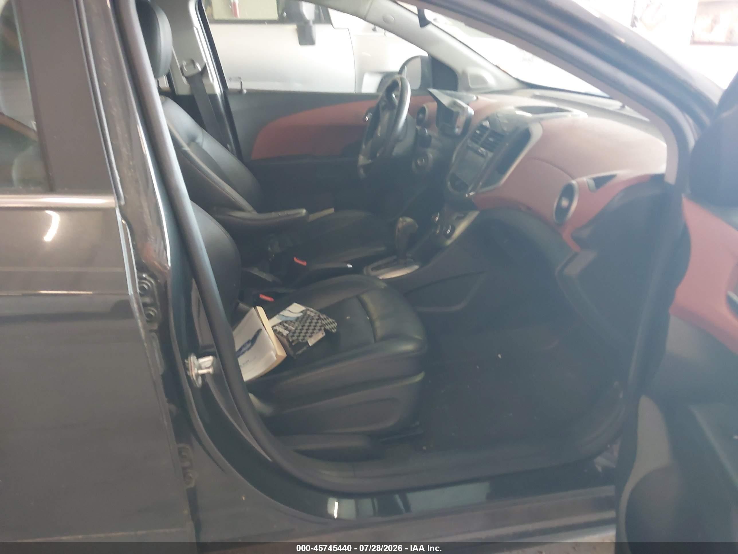 2015 Chevrolet Sonic Ltz Auto Gray vin: 1G1JE5SB7F4145080