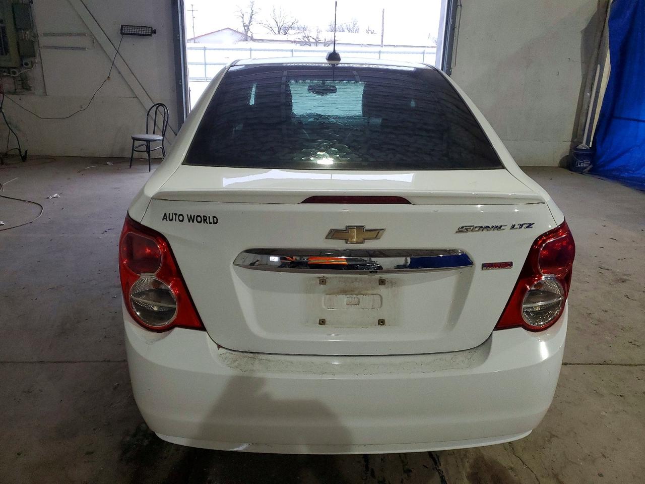 2015 Chevrolet Sonic Ltz Белый vin: 1G1JE5SB7F4204743