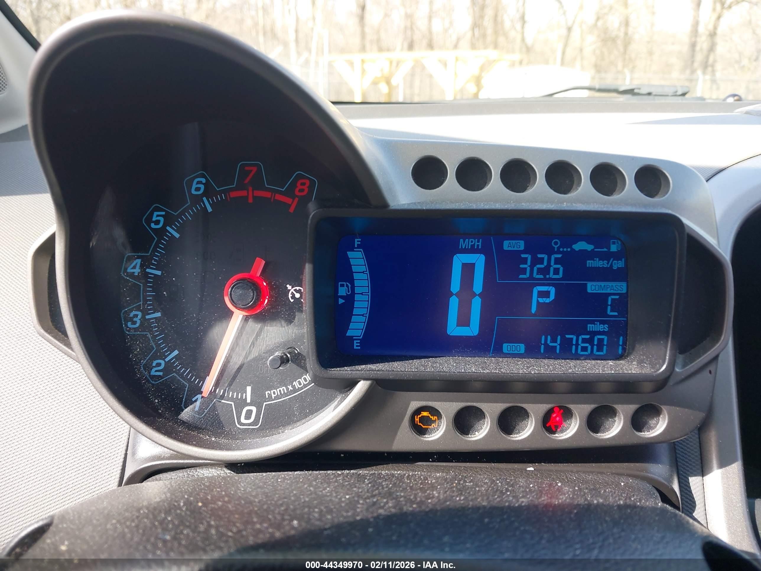 2014 Chevrolet Sonic Ltz Auto Blue vin: 1G1JE5SB8E4219296