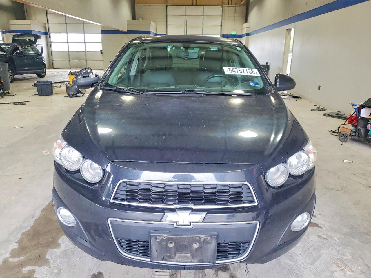 2014 Chevrolet Sonic Ltz Black vin: 1G1JE5SBXE4189461