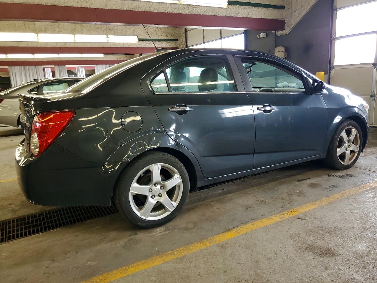2015 Chevrolet Sonic Ltz Gray vin: 1G1JE5SBXF4197223