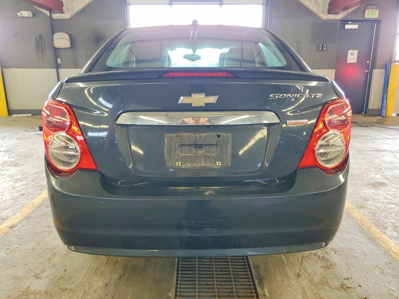 2015 Chevrolet Sonic Ltz Gray vin: 1G1JE5SBXF4197223