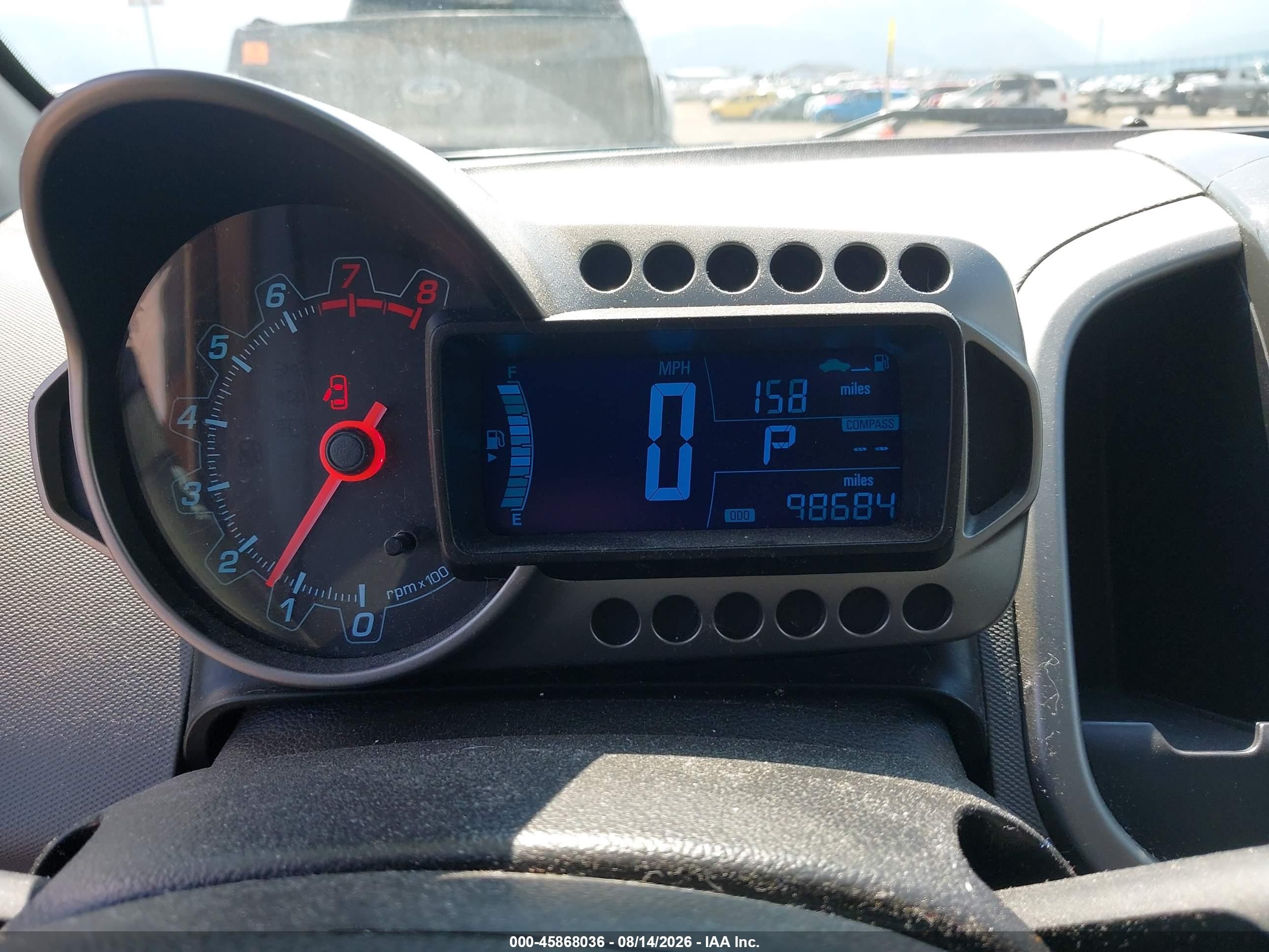 2016 Chevrolet Sonic Ltz Auto Silver vin: 1G1JE5SBXG4144958