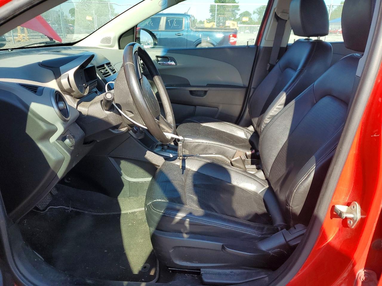 2012 Chevrolet Sonic Ltz Red vin: 1G1JE5SH1C4215270
