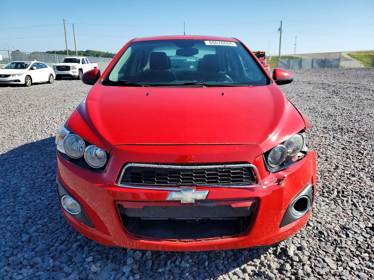 2012 Chevrolet Sonic Ltz Red vin: 1G1JE5SH1C4215270