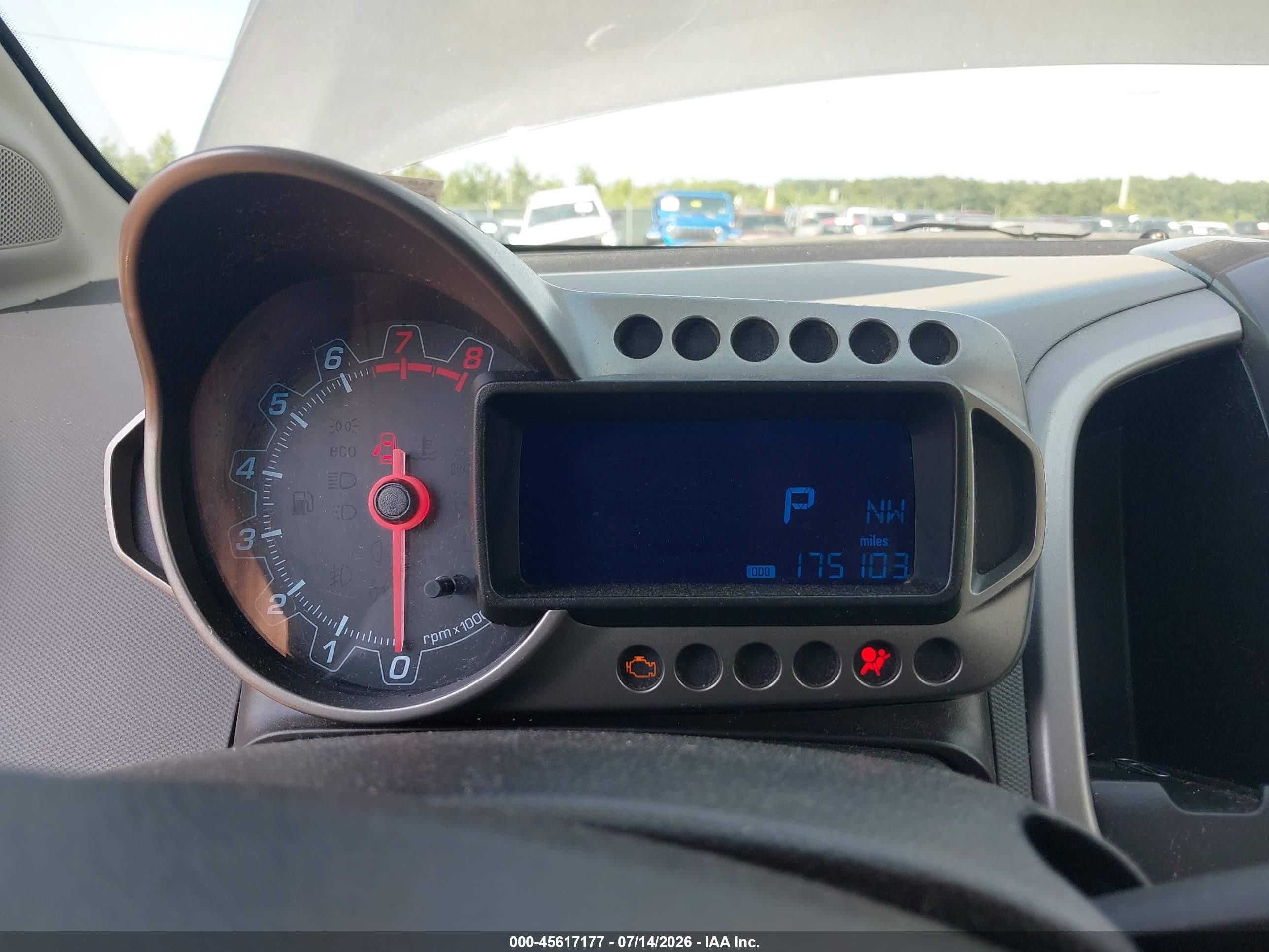 2014 Chevrolet Sonic Ltz Auto Черный vin: 1G1JE5SH1E4115608