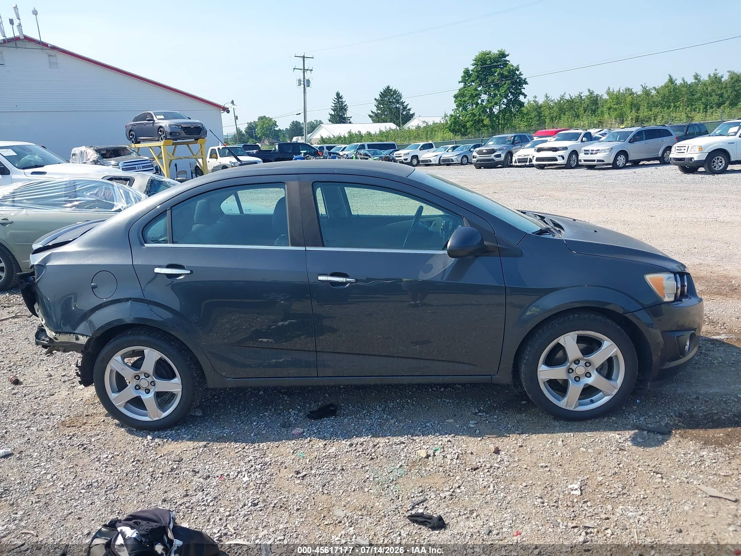 2014 Chevrolet Sonic Ltz Auto Черный vin: 1G1JE5SH1E4115608