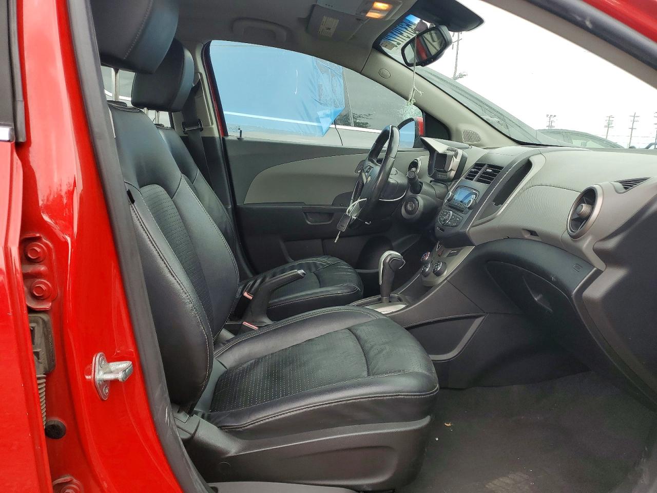 2012 Chevrolet Sonic Ltz Red vin: 1G1JE5SH2C4164703
