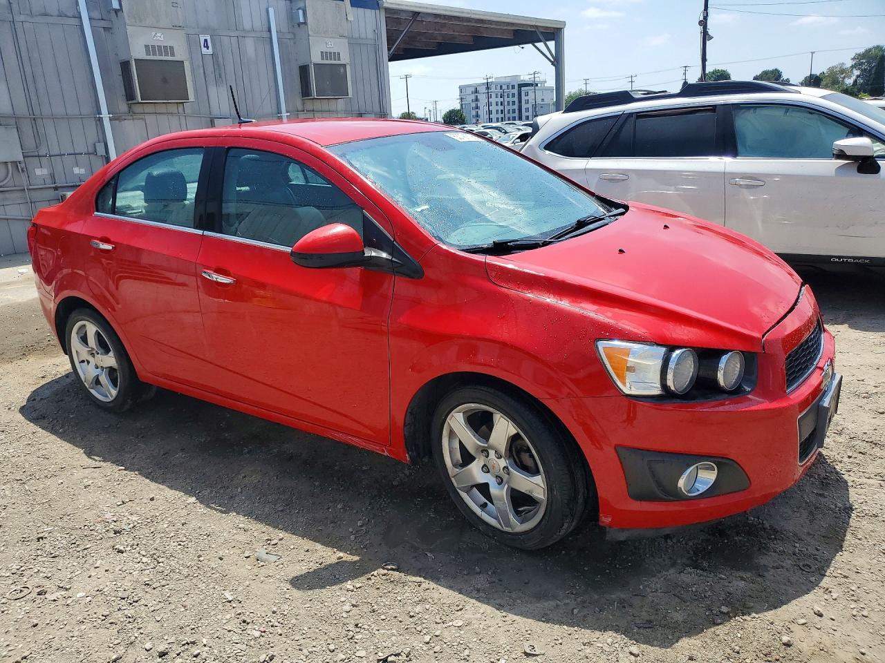 2012 Chevrolet Sonic Ltz Red vin: 1G1JE5SH2C4164703