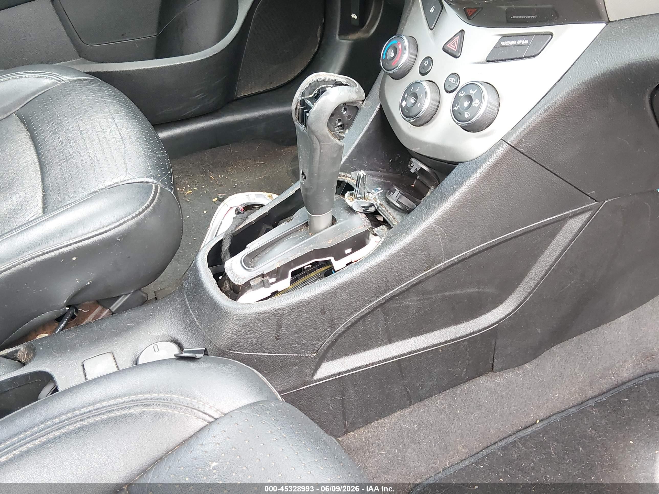 2014 Chevrolet Sonic Ltz Auto Silver vin: 1G1JE5SH3E4118929