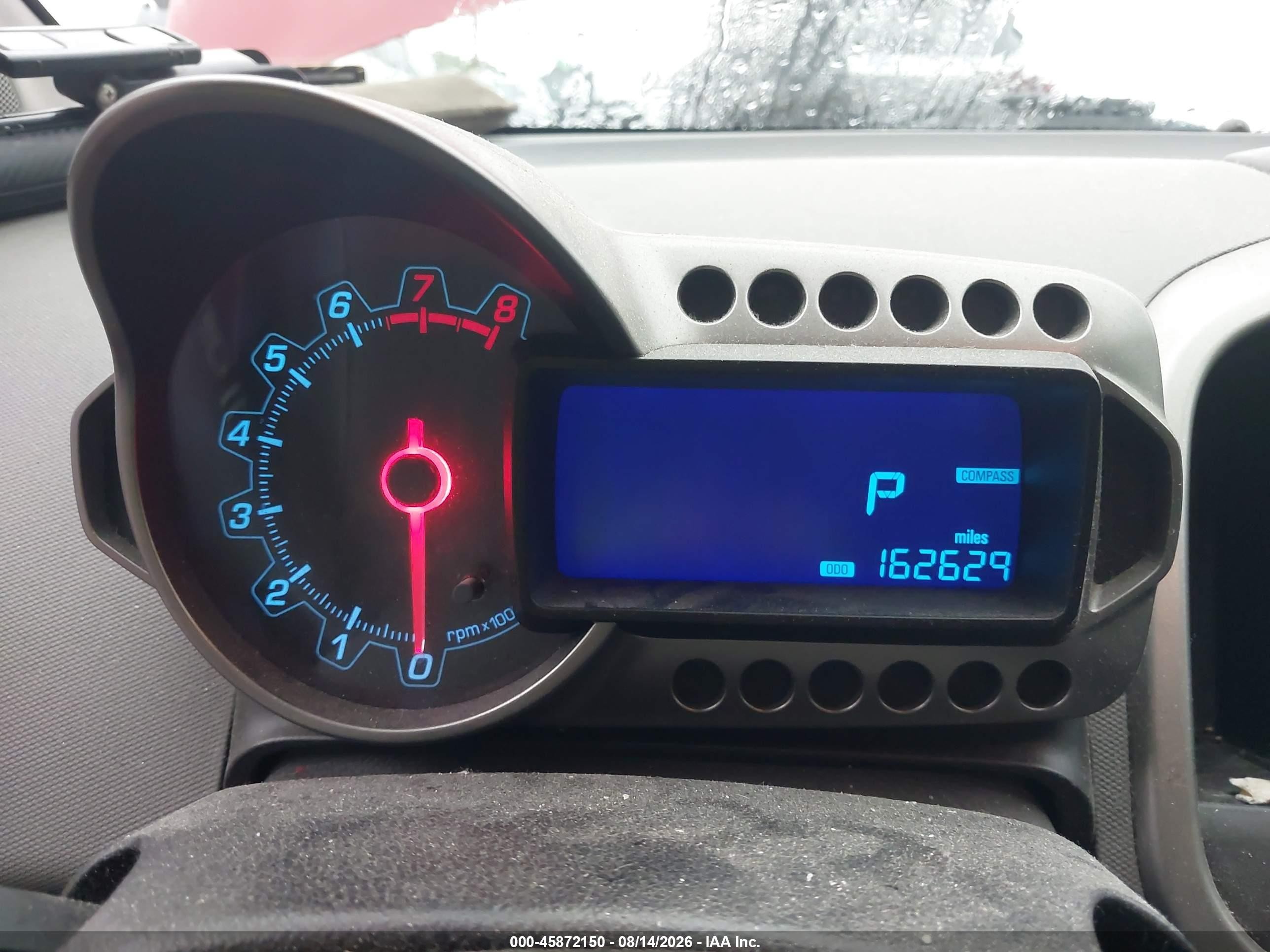 2012 Chevrolet Sonic 2lz Красный vin: 1G1JE5SH4C4148051