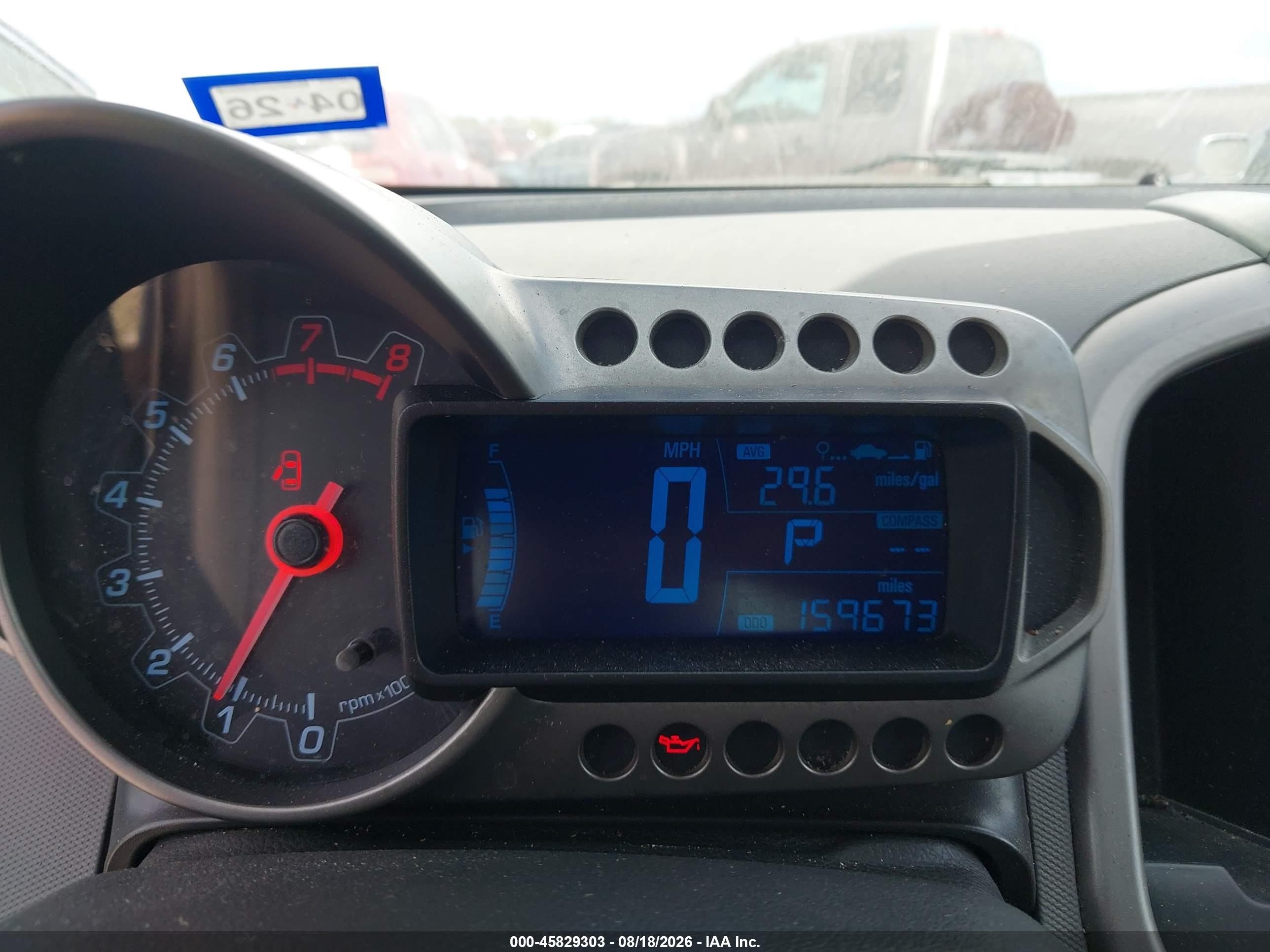 2013 Chevrolet Sonic Ltz Auto White vin: 1G1JE5SH4D4175400