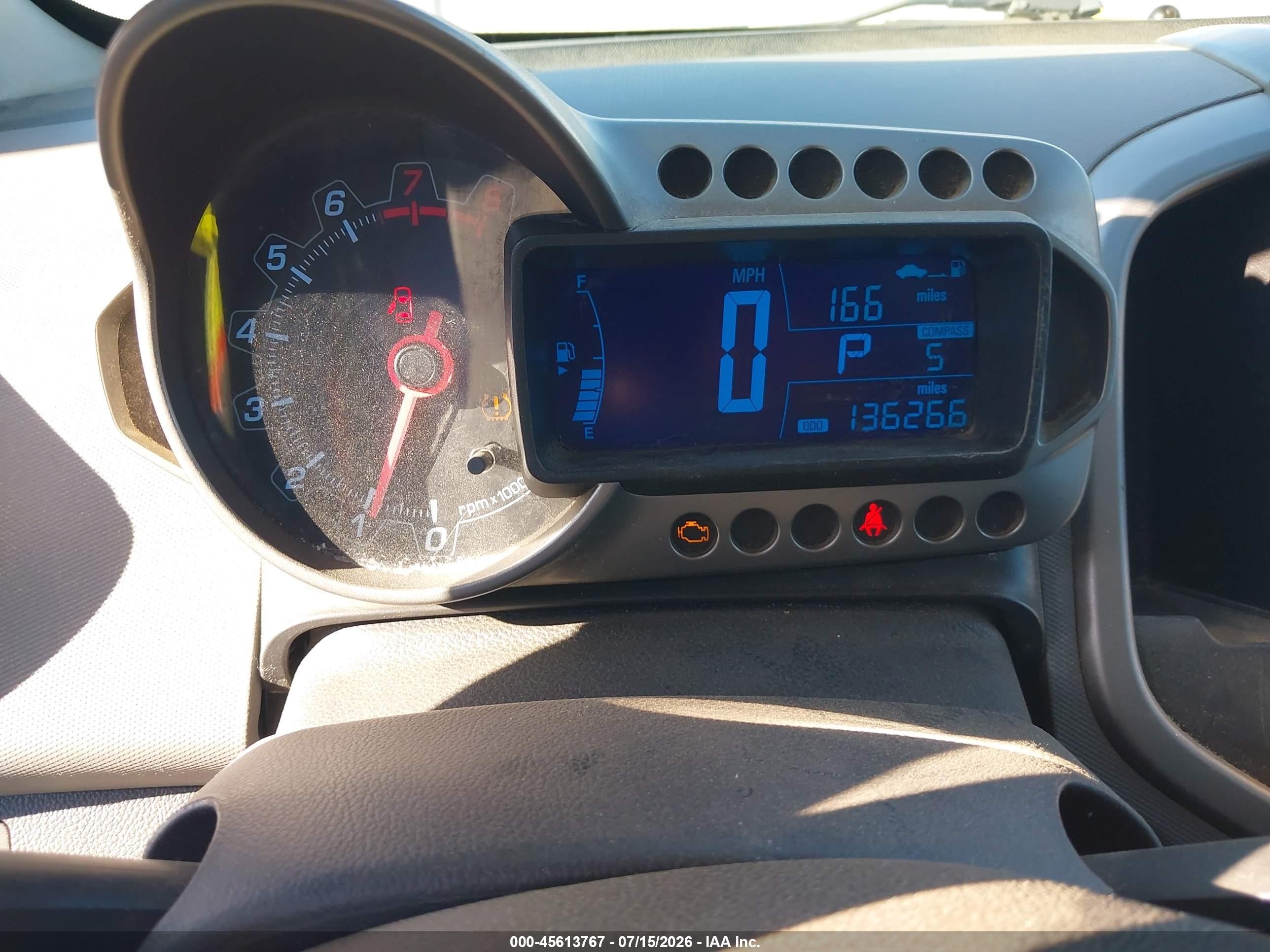 2013 Chevrolet Sonic Ltz Auto Gray vin: 1G1JE5SH5D4203561