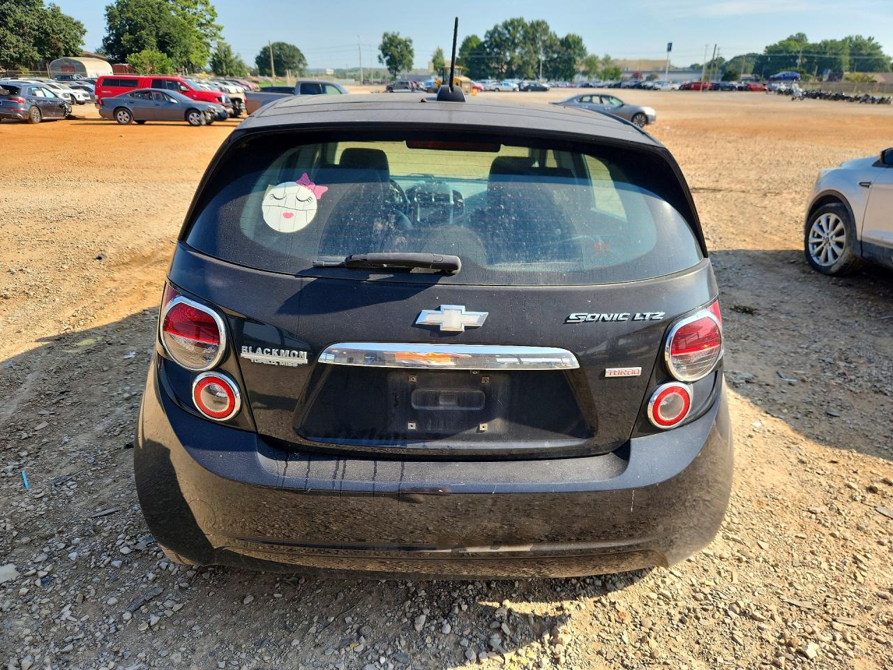 2015 Chevrolet Sonic Ltz Black vin: 1G1JE6SB0F4103288