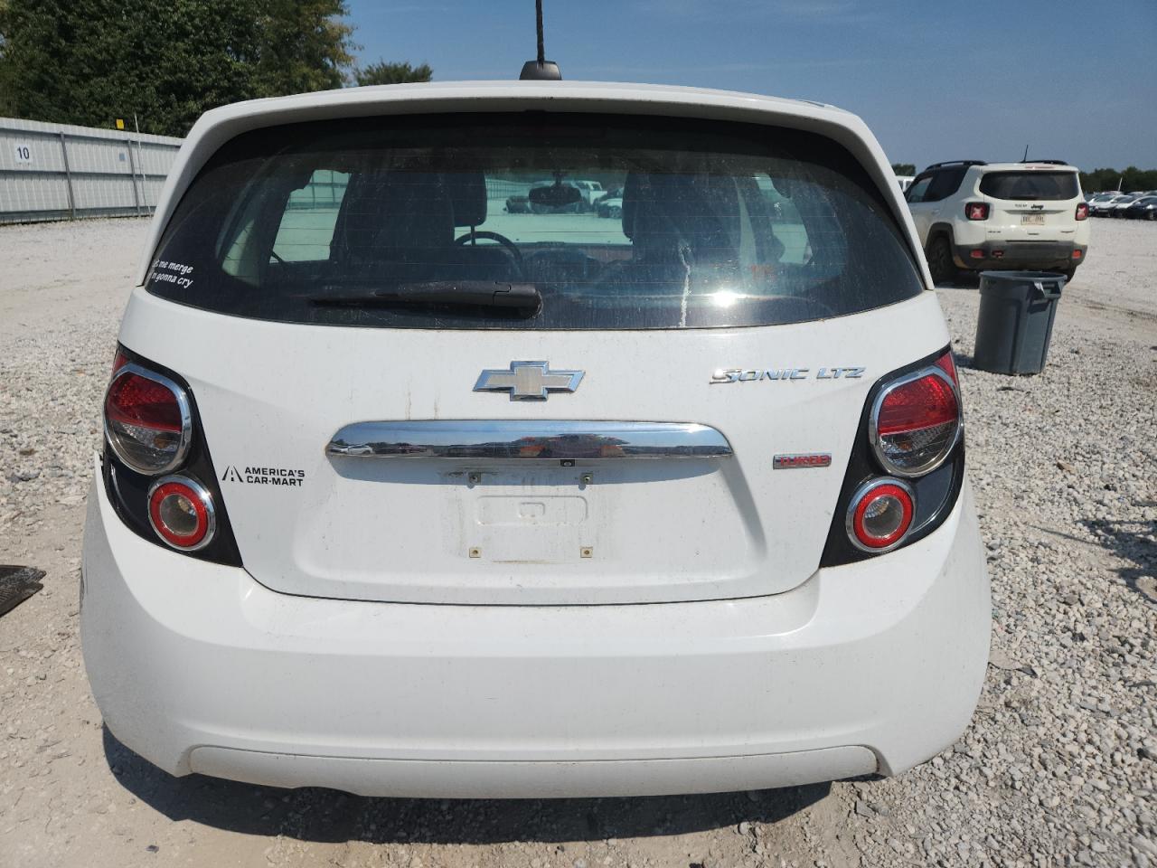 2015 Chevrolet Sonic Ltz White vin: 1G1JE6SB0F4122696
