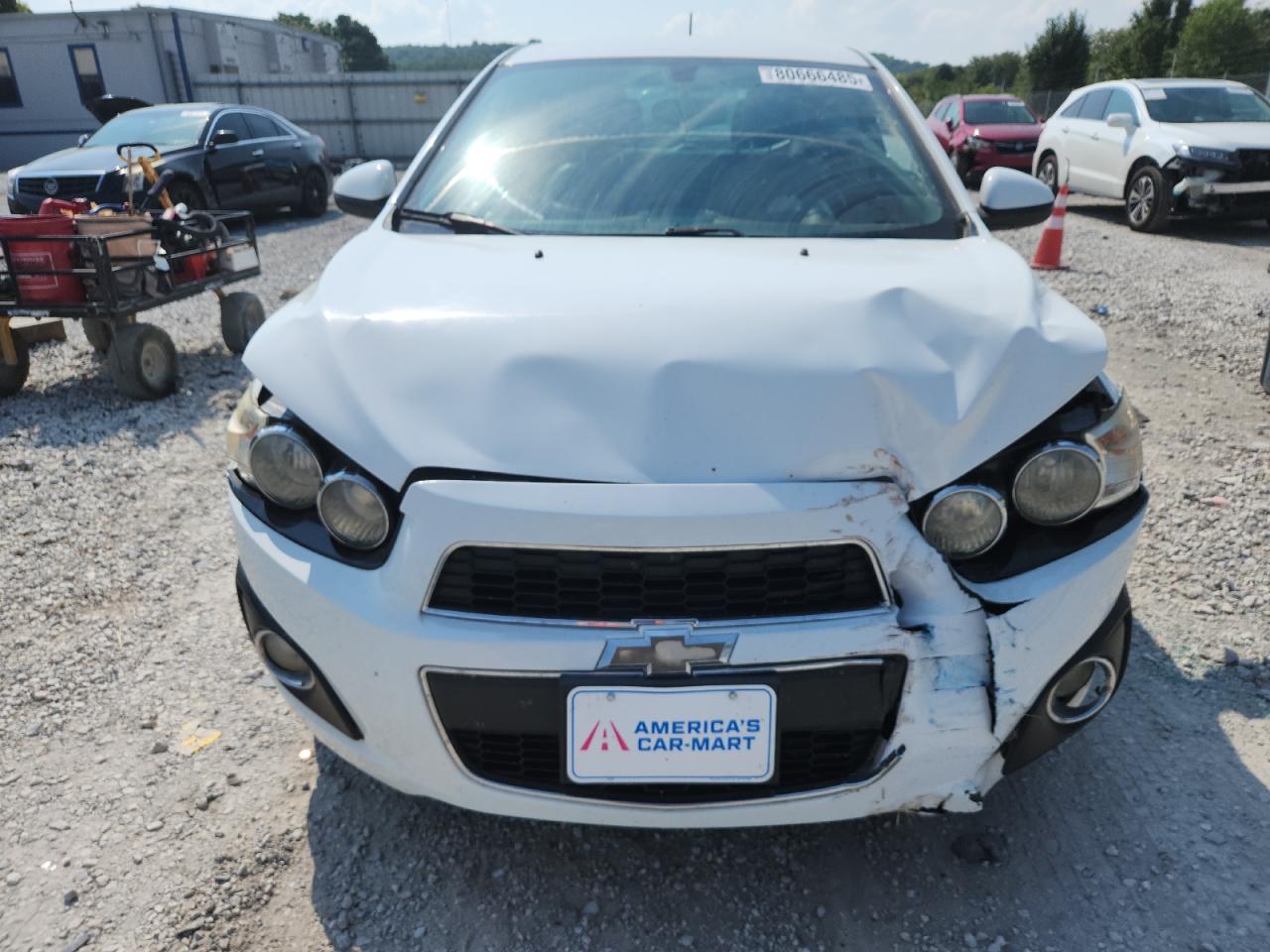 2015 Chevrolet Sonic Ltz White vin: 1G1JE6SB0F4122696